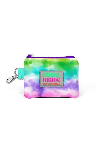 Coral High Kids Colorful Batik Patterned Coin Purse 21839