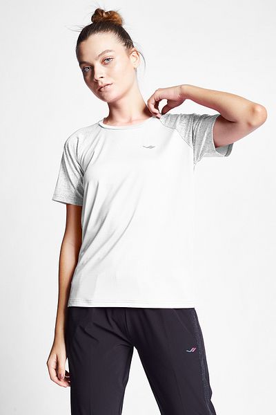 Lescon Women's T-Shirt 24BTBP002003-001/White