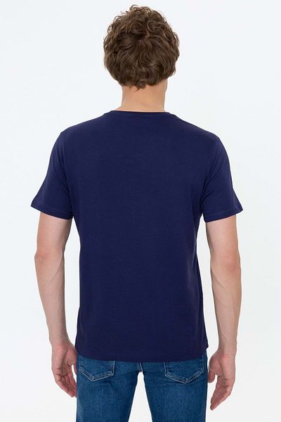 U.S POLO U.s.polo1350434 Bsk.yaka Basic T-shirt - Navy Blue - Xl - St05160-navy Blue-xl