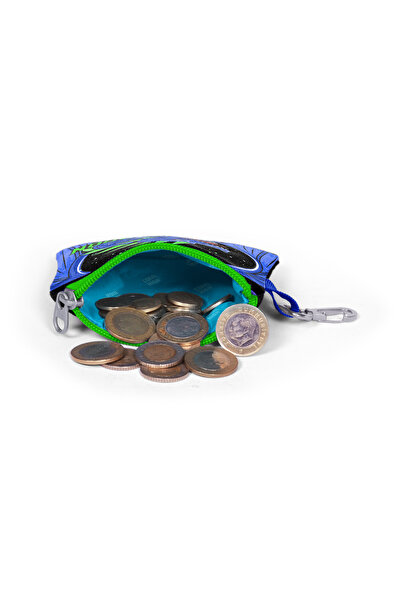 Coral High 21877 Model Black Saks Dragon Patterned Children's Coin Purse