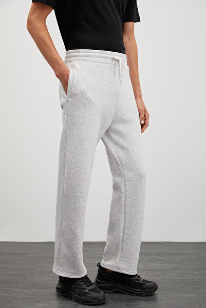 GRIMELANGE Freddy Men's Regular Fit Soft Fabric Printed 3 Pocket Karmelange Sweatpants