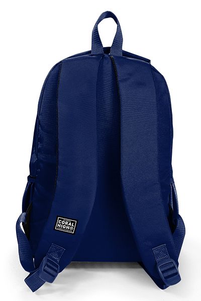 Coral High Navy Blue Boy Primary School Secondary School Backpack