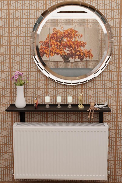 risingmaber Montajsız Petek Üstü Metal Raf, Kalorifer Peteği Raf Dresuar Uçan Raf 80 cm MT99