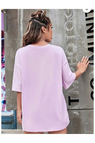 mercoledi Tricou Salas oversize pentru femei cu imprimeu Tiny Heart