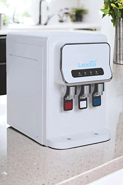 Lexsawater Tezgah Üstü Sıcak Soğuk Ve Normal Su Çıkışlı Arıtmalı Su Sebili