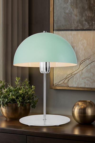 AG LightDesign Green Metal Mushroom Lampshade Modern Bedroom Living Room Table And Night Lamp