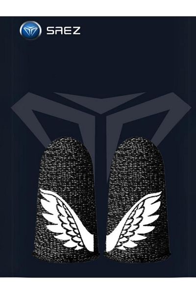 Saez E-sports Finger Gloves - Pubg Gaming Gloves Sweat Proof 1 Pair - 2 Fingers Limited Edition