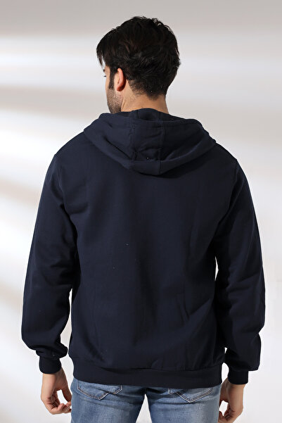 Endies Світшот з капюшоном і блискавкою 19195 Темно-синій