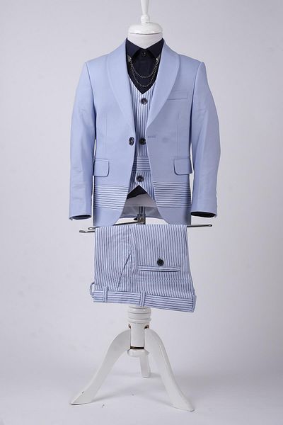 Doctor junior Costum cu dungi pentru băiat, trei piese