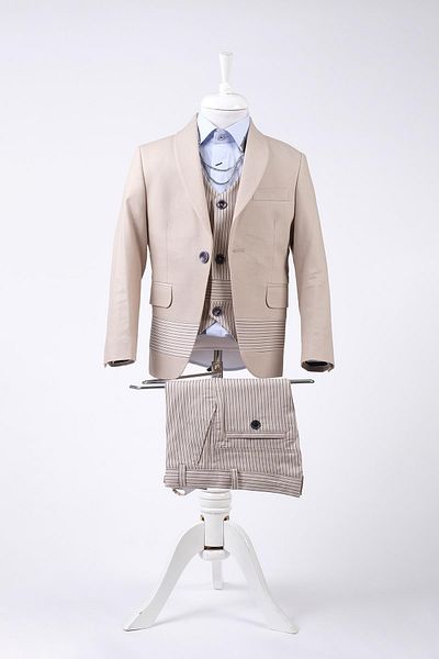Doctor junior Boy&#39;s Striped Suit Three Piece