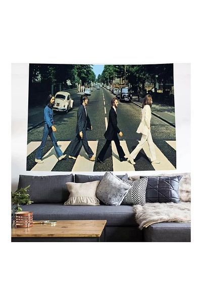 Köstebek 70 X 100 Cm The Beatles - Covor de perete Abbey Road