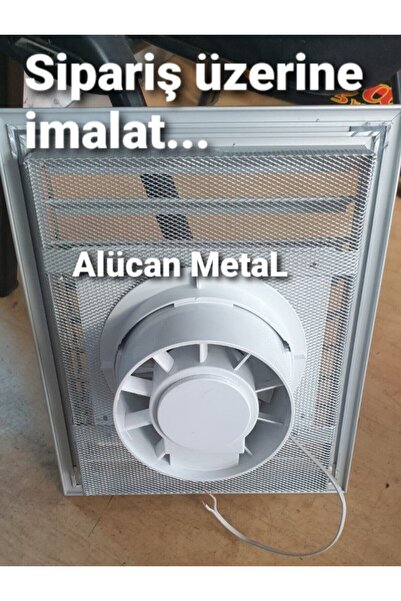 Alücan Banyo İçin Fanlı Aspiratörlü Havalandırma Menfezleri, Ölçüye Özel İmalat, Duvara Geçme Sistem