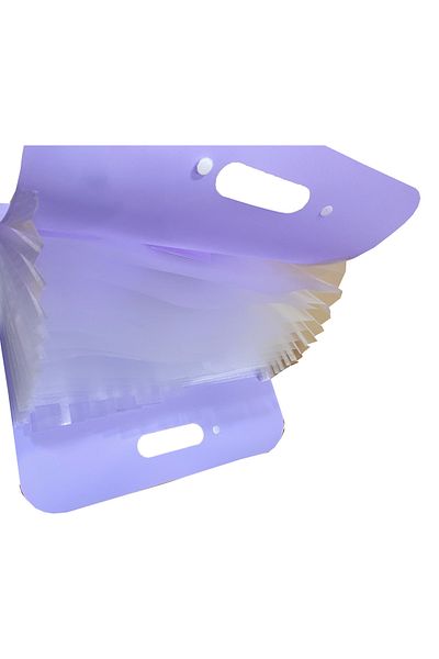 FLY COLOR 13 حجرة - ملف أرجواني مع حامل ملفات منفاخ ومقبض