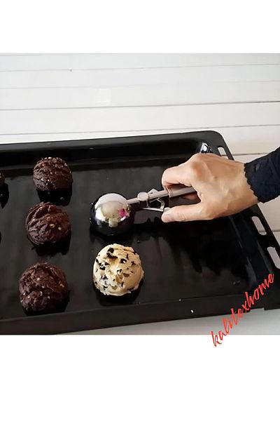 kalitexhome Stainless Steel Cookie Halva Ice Cream Serving Spoon