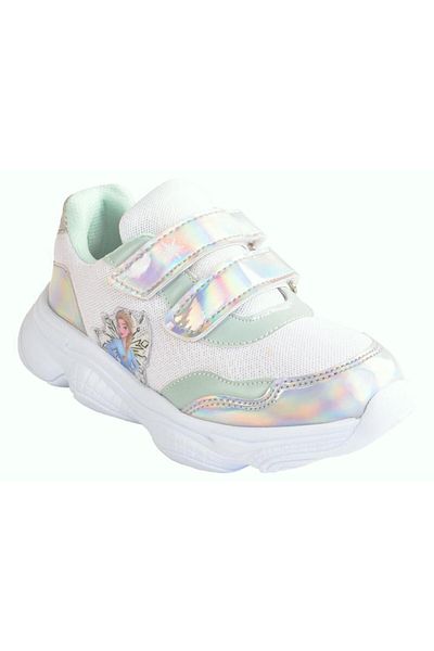 Frozen Pantofi sport albi cu talpă flexibilă ușoară Elsa pentru fetiță