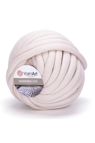 Yarnart Marshmallow - Knot Pillow Rope Σκούρα Κρέμα-919
