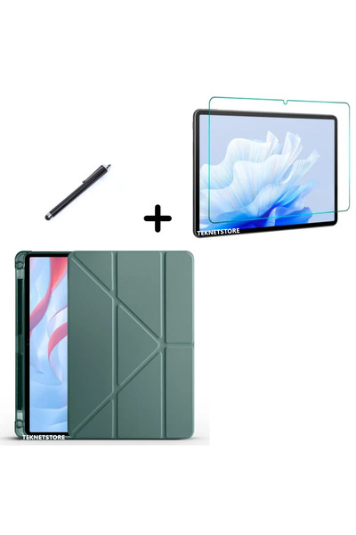 TEKNETSTORE Honor Pad X9 11.5 İnç Uyumlu Kalem Bölmeli Standlı Silikon Kılıf ...