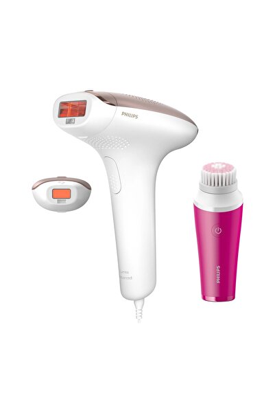 Philips Cilt Temas Sensörlü Kablolu Lazer IPL - 250.000 Atım-Beyaz + Yüz Temizleme Cihazı Hediyeli