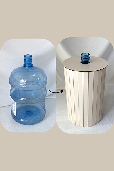 ihtiyacal Decorative Carboy Case Storage Hiding Box Cover Beige