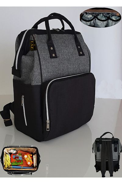 USF Baby Care Bag Organizer Functional Mother Baby Care Backpack Gray Syh