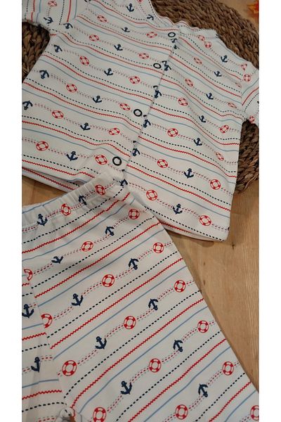 Dodo Anchor Printed Lower and Upper Set for Baby