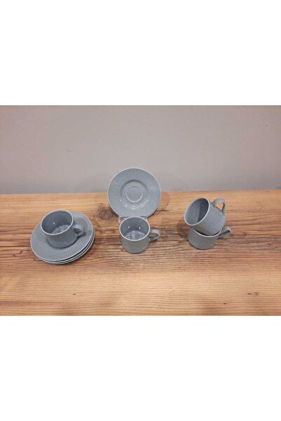 Kütahya Porselen KÜTAHYA PORSELEN KAHVE FİNCAN TAKIMI 8 PARÇA 4 KİŞİLİK ADLER