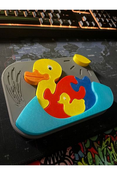 Giftbox3d Duck Figured Puzzle for Kids - 175x130x10mm