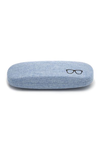 Olivewing Blue Hard Glasses Case - Fabric Covered