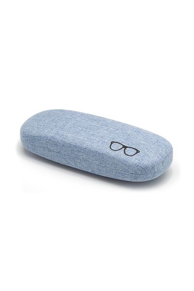 Olivewing Blue Hard Glasses Case - Fabric Covered