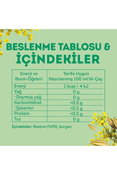 Lipton Rezene Bitki Çayı 20'li Bardak Poşet 40 gr