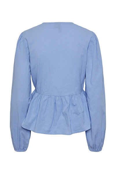 PIECES PCMILLA LS - Magas derekú blúz