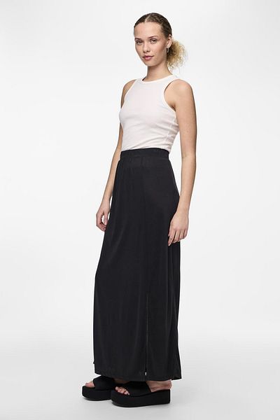 PIECES PCANORA - Knöchellanges Kleid mit hoher Taille