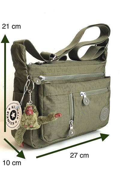 Klinkır Kılinkır Messenger Bag Multi-Pocket Cross Strap Rain Resistant Fabric