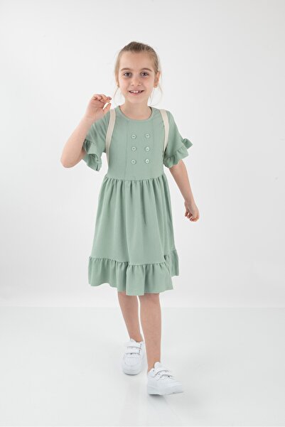 BUUFUU ROCHIE DE FATĂ CU GEANT CU MÂNECĂ SCURTĂ FIRFR ȘI NASTURĂ