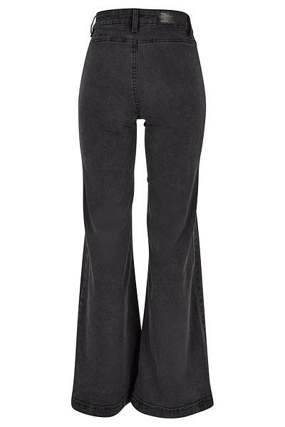 Urban Classics Damen Bayan Vintage Flare Kot Pantolon