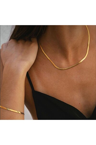 Mcgsteel İTALYAN KOLYE BİLEKLİK SET ÇELİK A KALİTE KUTU HEDİYELİ