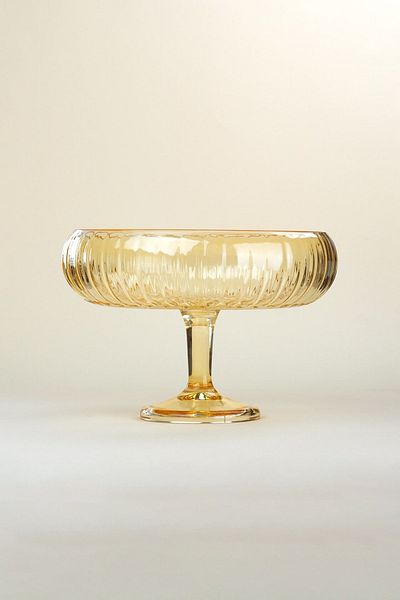 Glore Glass Yellow Large Size Salad Bowl