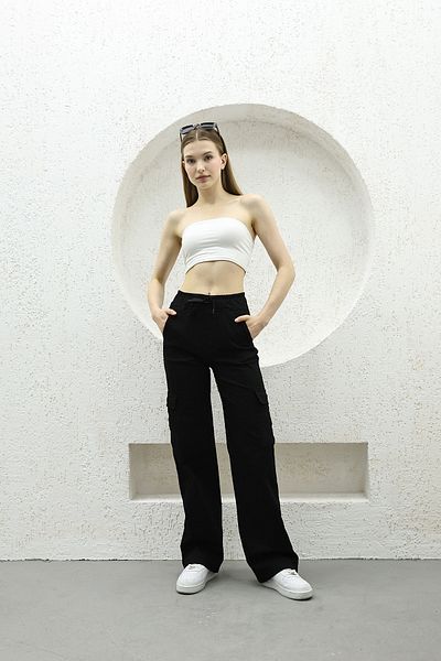 İKLİM LİFE Women's Trousers with Side Pockets and Strings