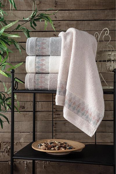 Pupilla Combed Cotton 4 Pack Hand-face Towel 50*90 Peter