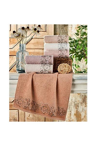 Şıkel Cotton 6 Pack Hand-face Towel 50*90 Hidden Garden