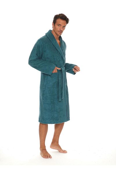 Homelover Ανδρικό μπουρνούζι Extra Soft 100% οργανικό βαμβάκι - Şalyaka
