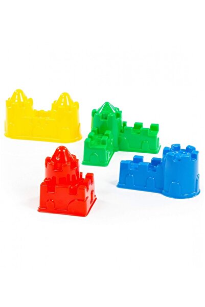 mavi su dünyası Castle Molds Set - Beach 4 Piece Mold
