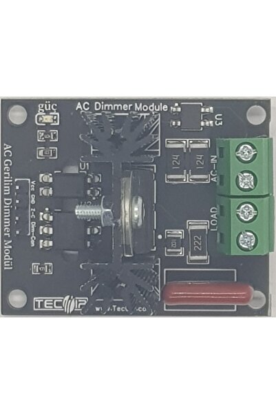 TecoIP AC Dimmer Arduino Module, 1 Channel, 3.3V/5V logic with zerocross detect, 35A - 220V/110V
