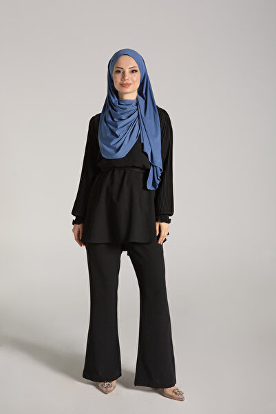 Morina Lacivert Premium Şal 70*180