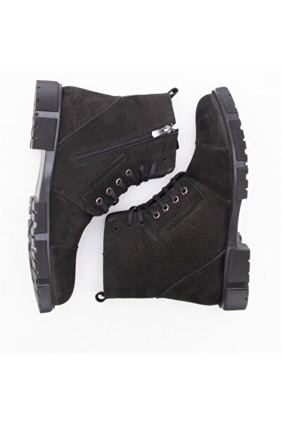 Gusse Ανδρικές μπότες casual από γνήσιο δέρμα Nubuck Kristof-209-1