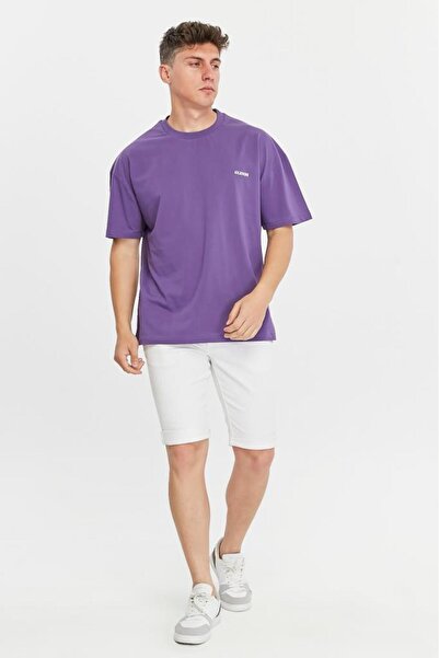 glendi Glendi̇ Men's Basic Oversized T-Shirt
