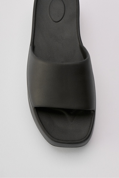 OZYO Black Glitter Eva Platform - High Sole Beach Summer Slippers