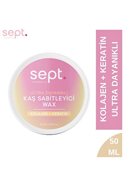SEPT Kaş Şekillendirici Ve Sabitleyici Wax - 50 ml - Uzun Süre Kalıcı Şekille...