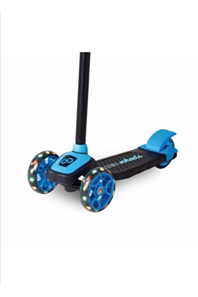 Toyshome Mavi Cool Wheels Twist Led Işıklı 3 Tekerlekli Yükseklik Ayarlı Scooter