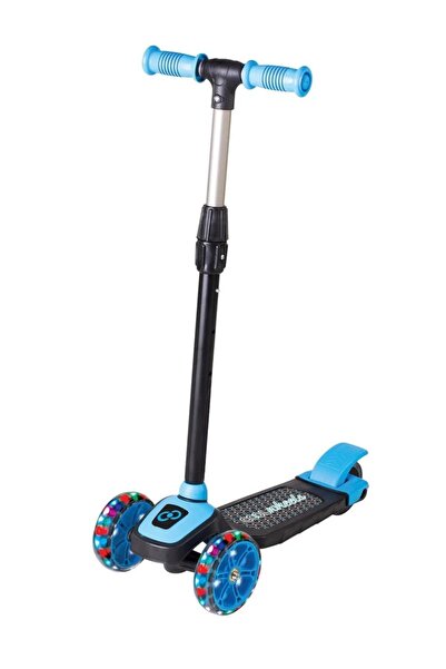 Toyshome Mavi Cool Wheels Twist Led Işıklı 3 Tekerlekli Yükseklik Ayarlı Scooter